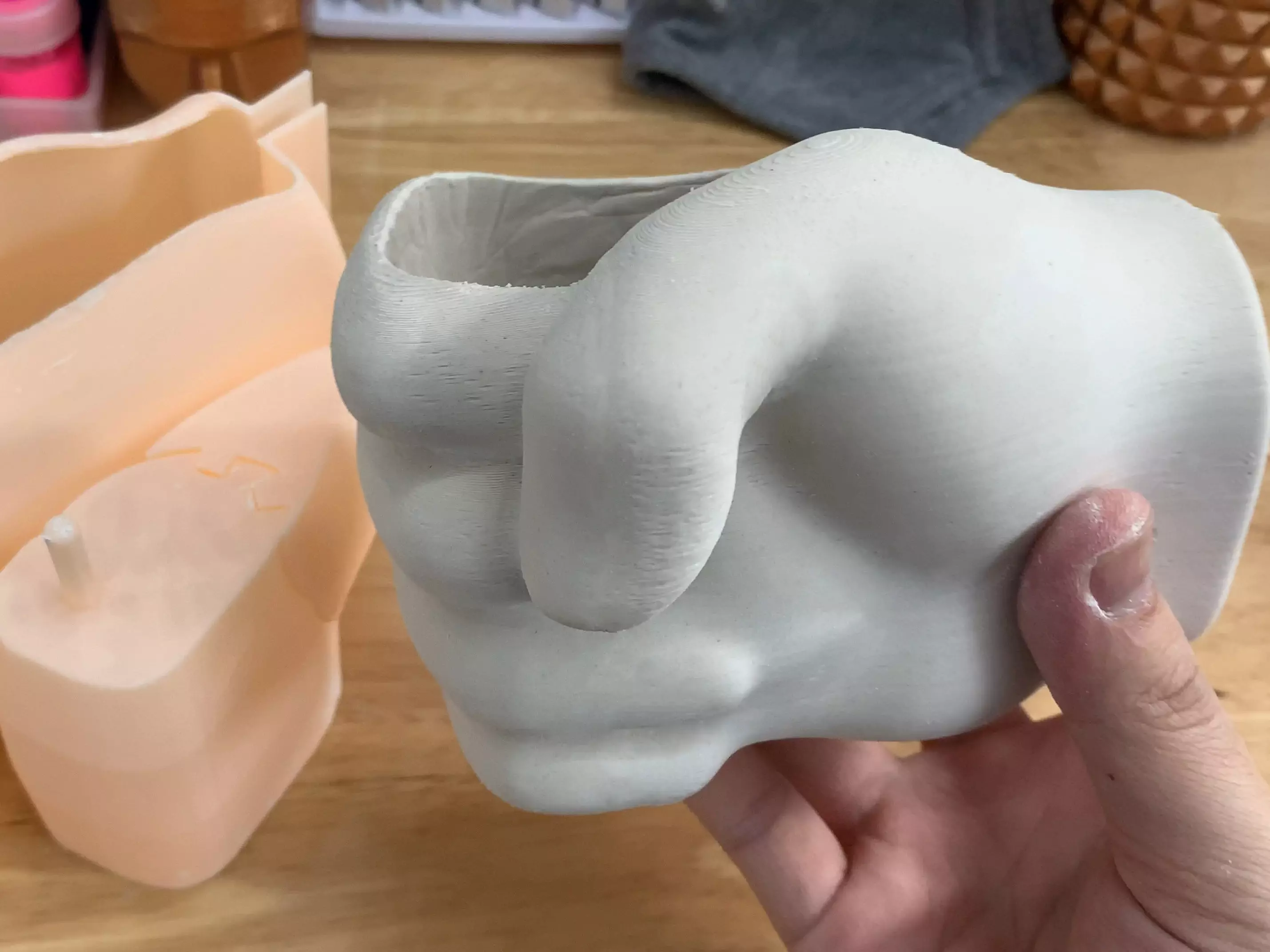 Hand Plant pot mold - 3D mold printing 3D print model