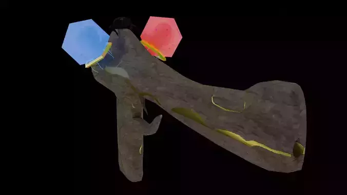 magical pistol  Free low-poly 3D model