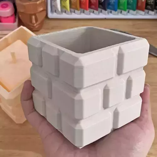 Super Mario Plant Pot mold - 3d mold printing