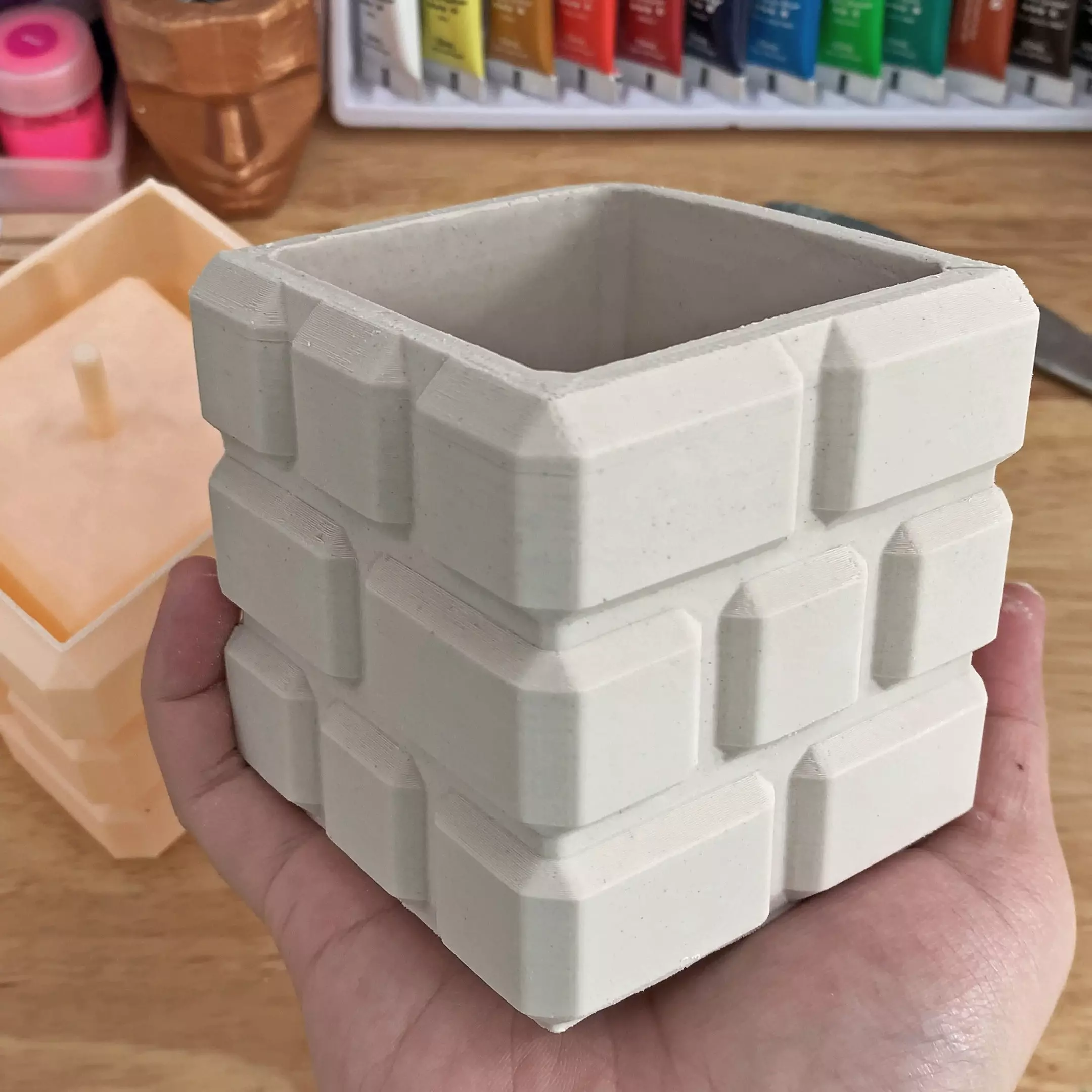 Super Mario Plant Pot mold - 3d mold printing 3D print model