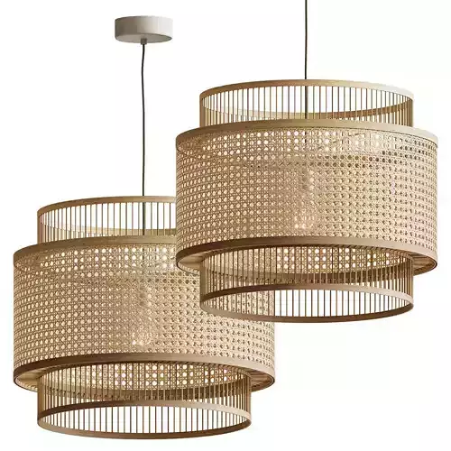 Yen Extra Large Pendant Lamp Shade Natural Bamboo