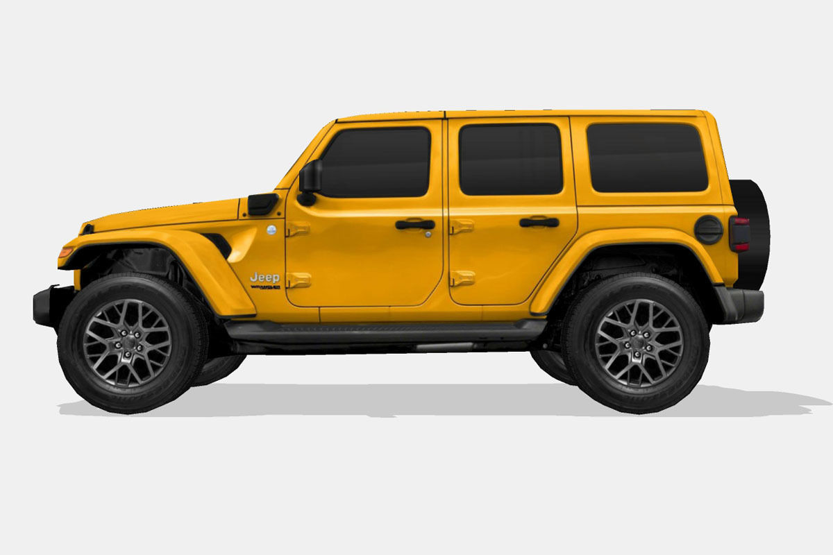 Jeep Wrangler 4xe 2021 Low-poly 3D model_6
