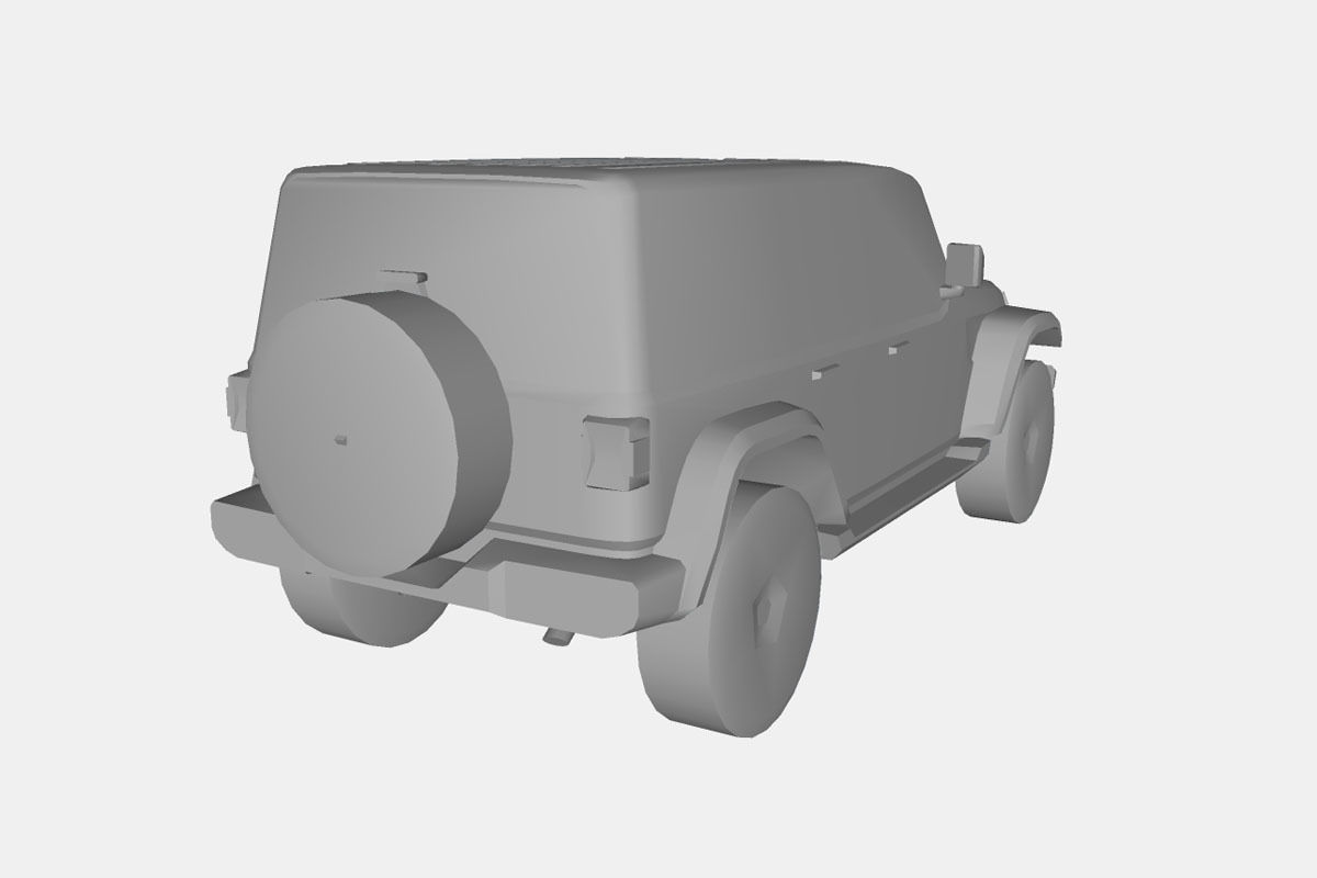 Jeep Wrangler 4xe 2021 Low-poly 3D model_21