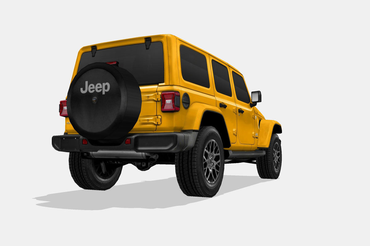 Jeep Wrangler 4xe 2021 Low-poly 3D model_11