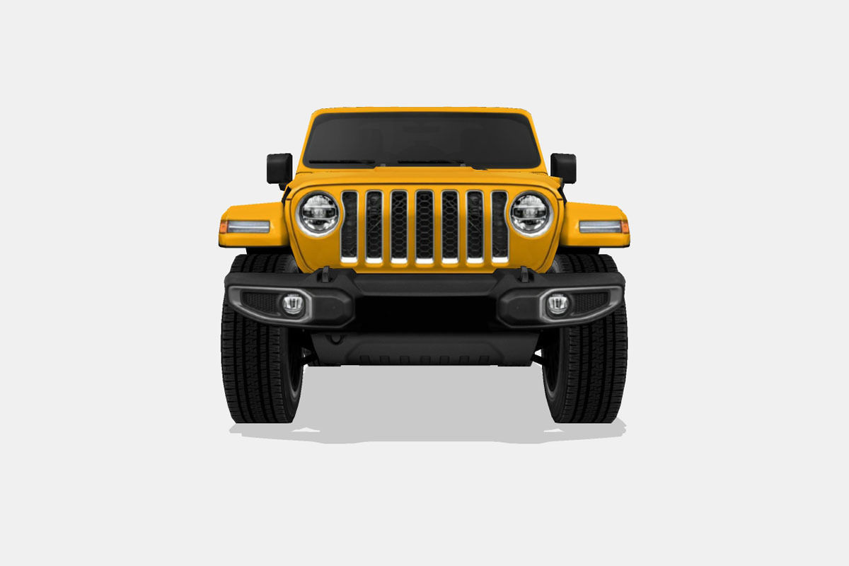 Jeep Wrangler 4xe 2021 Low-poly 3D model_3