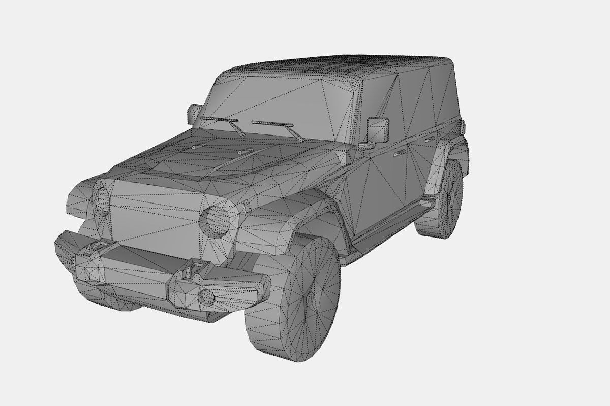 Jeep Wrangler 4xe 2021 Low-poly 3D model_18