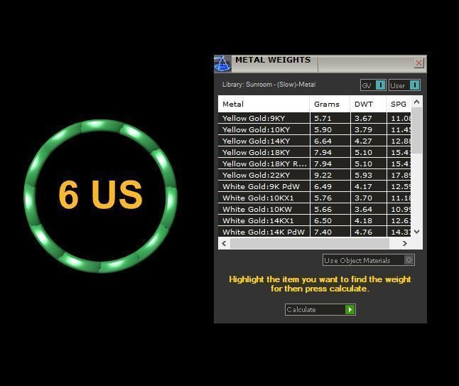 Link Chain Ring full size 4-12 US 3D print model_11