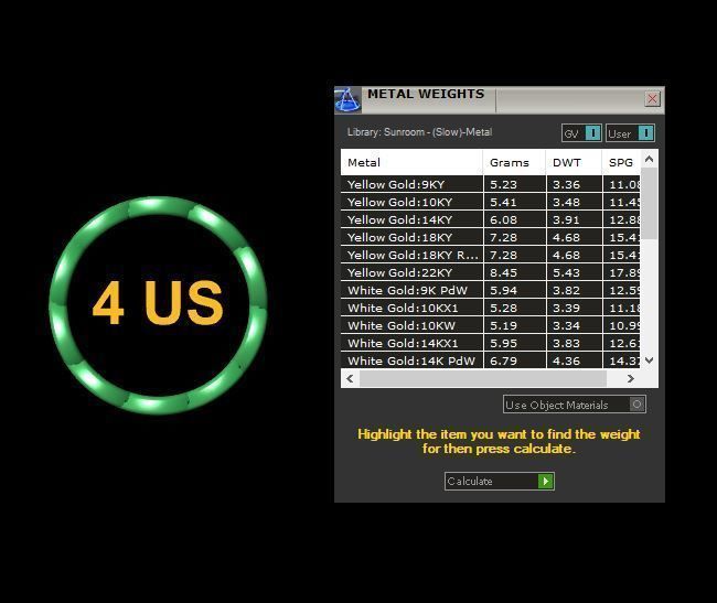 Link Chain Ring full size 4-12 US 3D print model_6