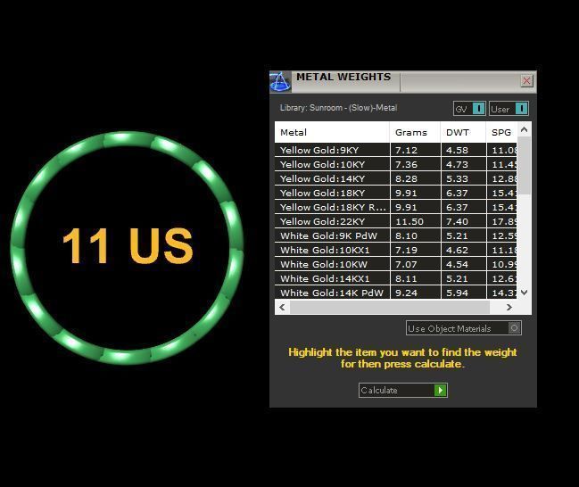 Link Chain Ring full size 4-12 US 3D print model_21