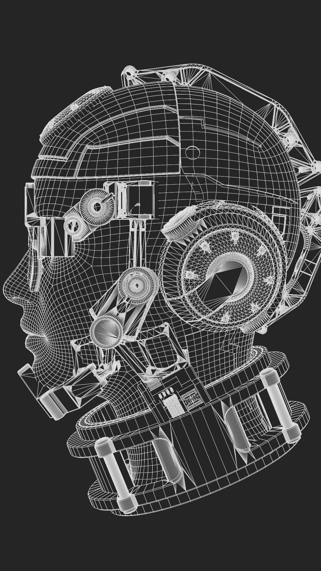 Sci-fi Character Cyborg 002 3D model_14