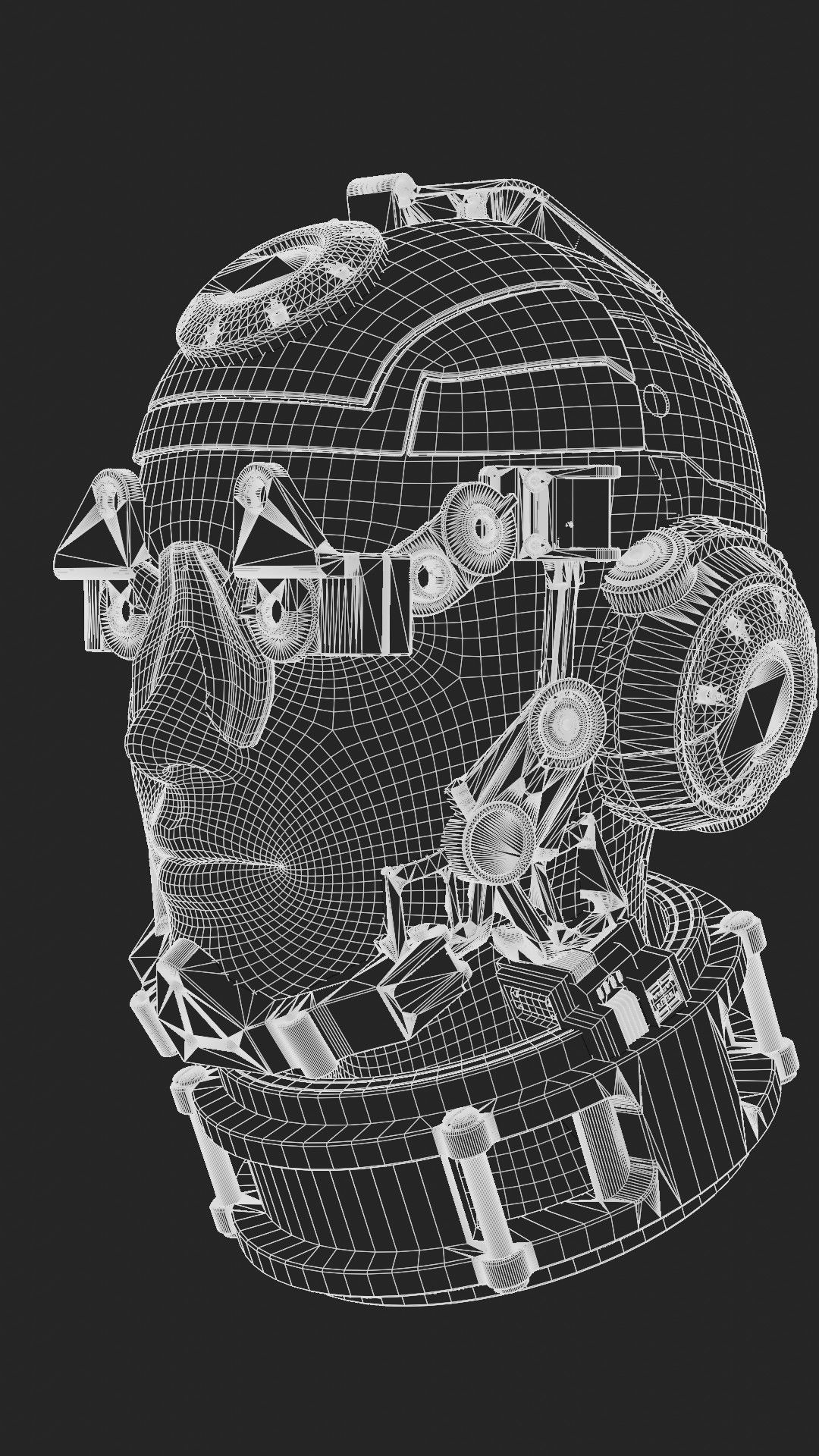 Sci-fi Character Cyborg 002 3D model_15