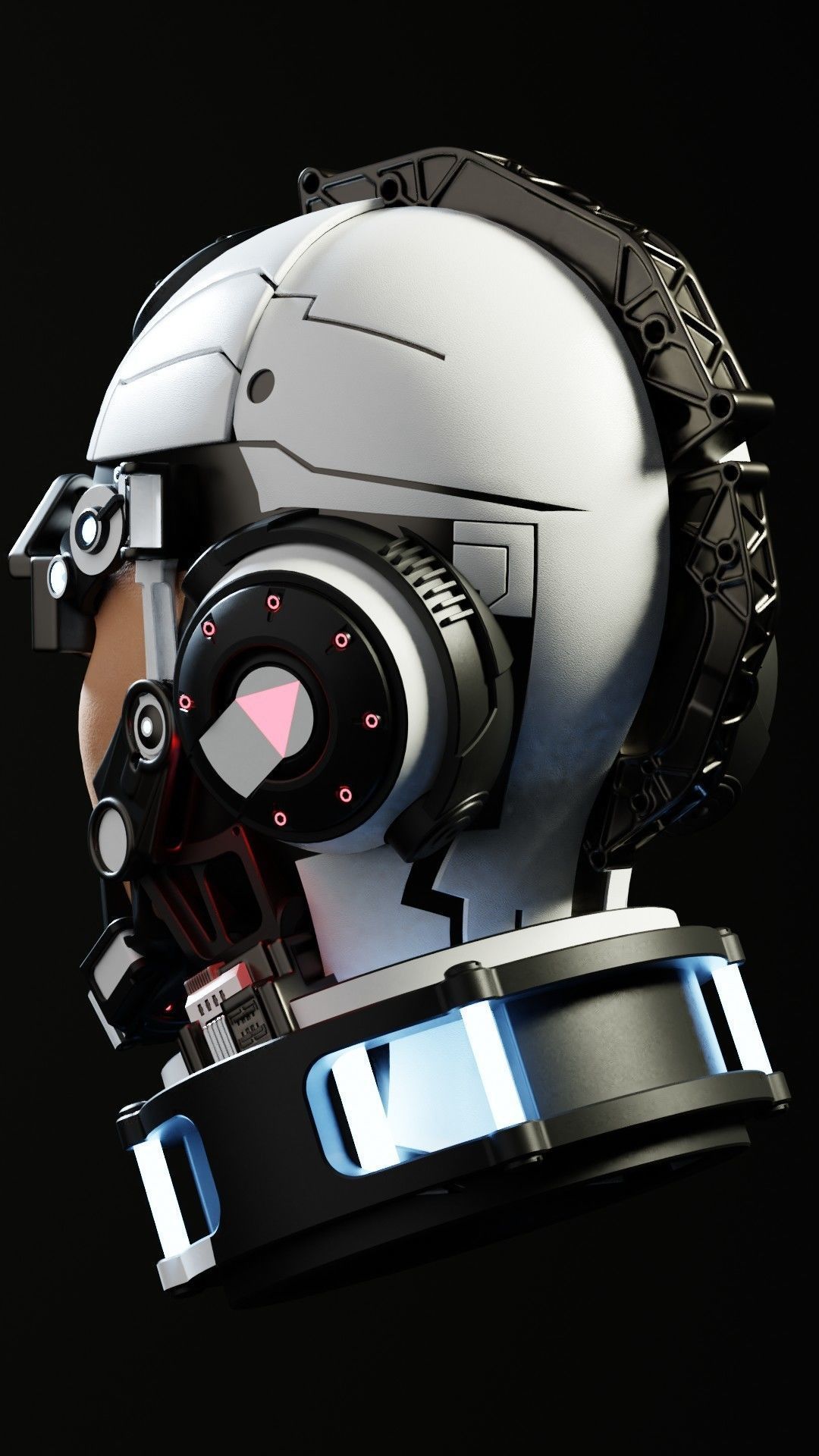 Sci-fi Character Cyborg 002 3D model_4