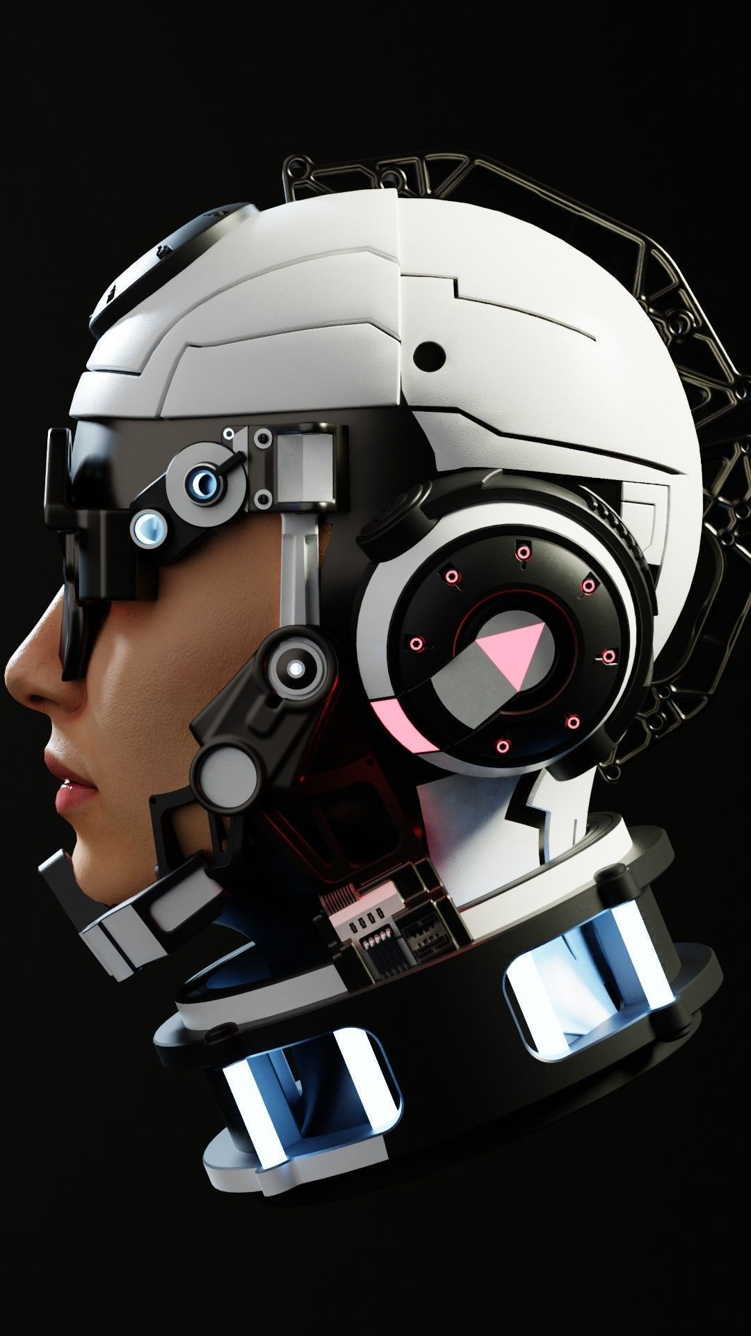 Sci-fi Character Cyborg 002 3D model_5