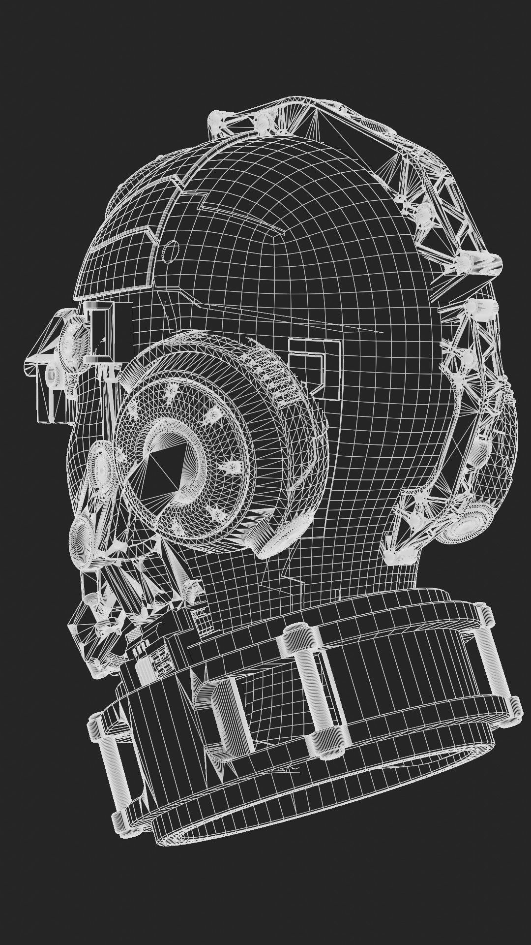 Sci-fi Character Cyborg 002 3D model_13