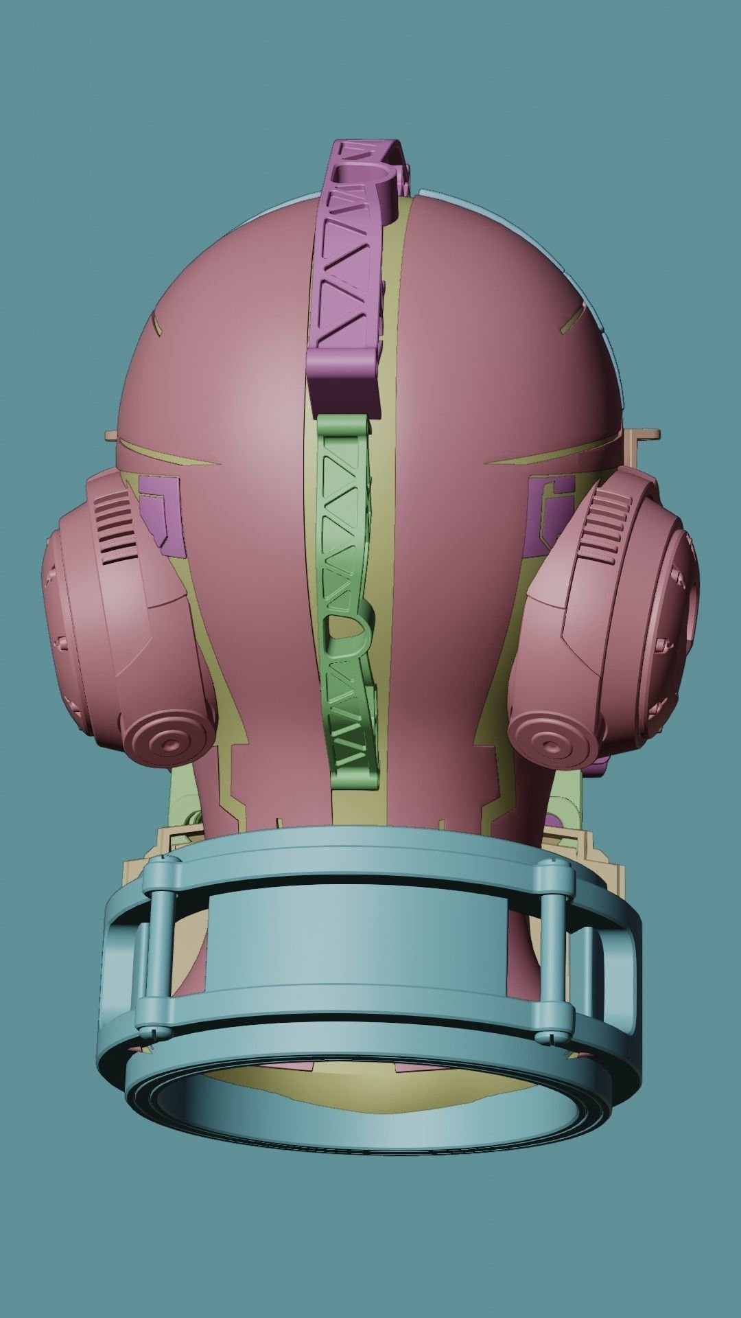 Sci-fi Character Cyborg 002 3D model_19