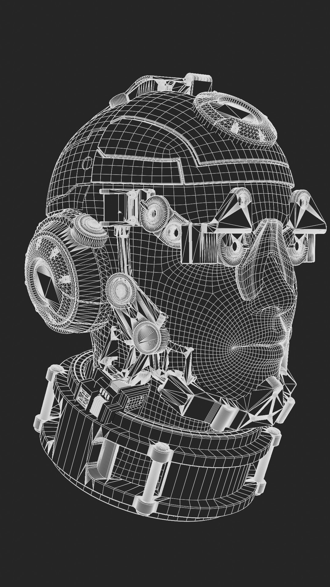 Sci-fi Character Cyborg 002 3D model_9