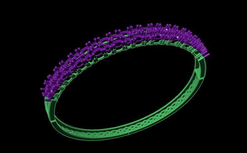 Bracelet 3D print model_5