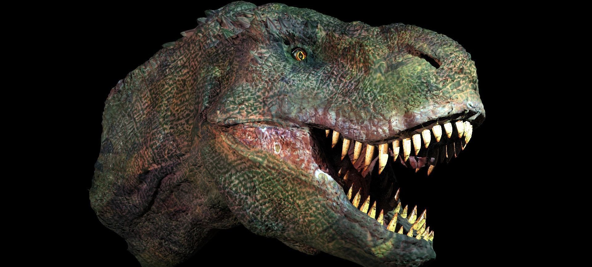 T Rex Head Sculpture 2  3D model_1