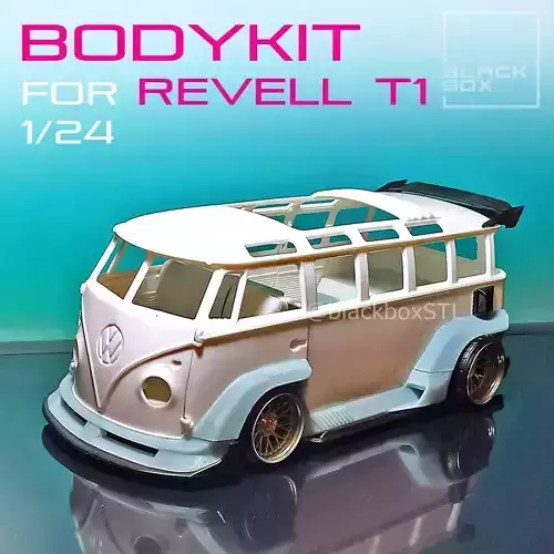 Bodykit for T1 Bus Revell 1-24th Modelkit 3D print model