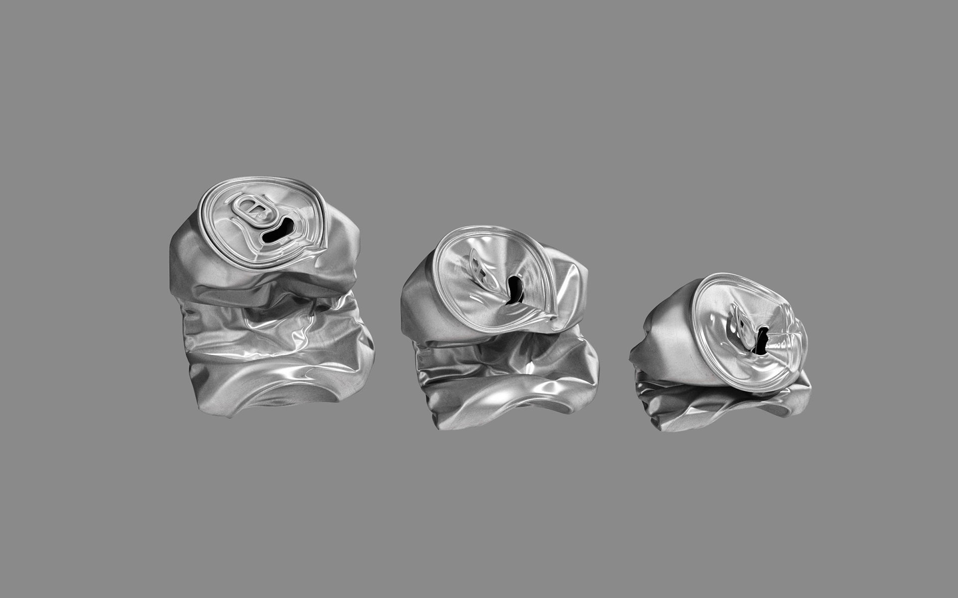 Crushed Aluminum Can 3D model_13