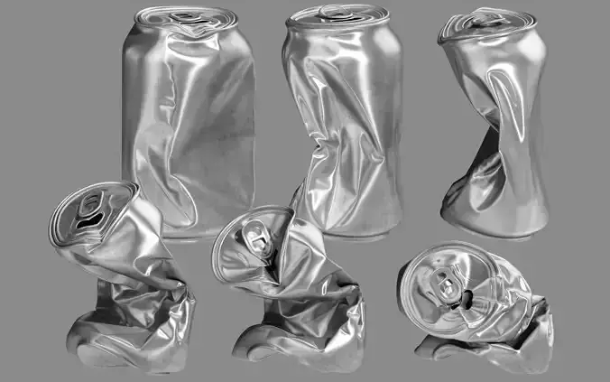 Crushed Aluminum Can