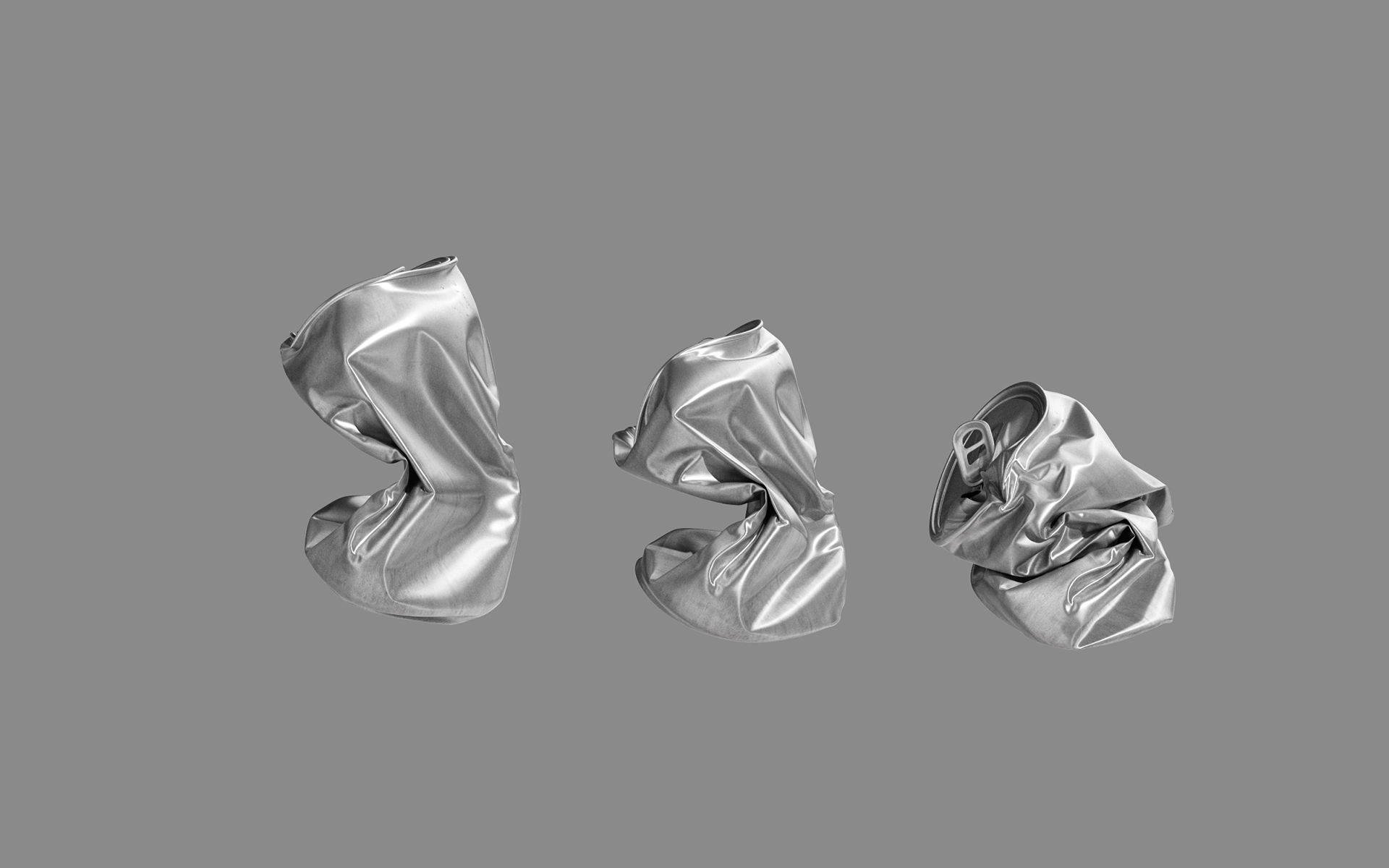 Crushed Aluminum Can 3D model_17