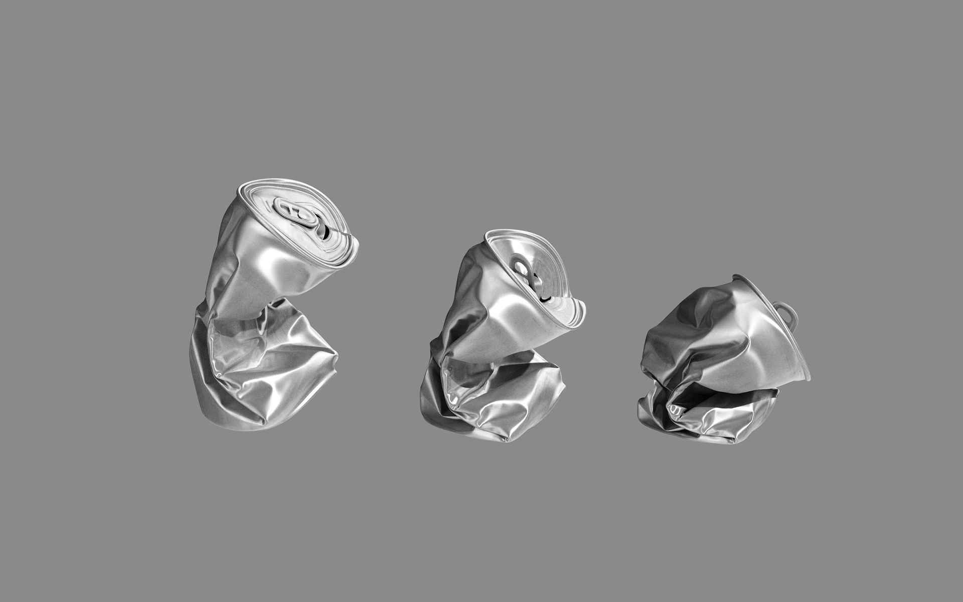 Crushed Aluminum Can 3D model_14