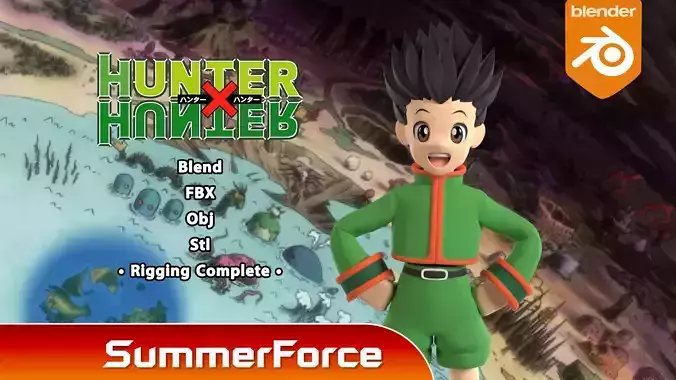 Gon Freecss - Hunter x Hunter 3D model