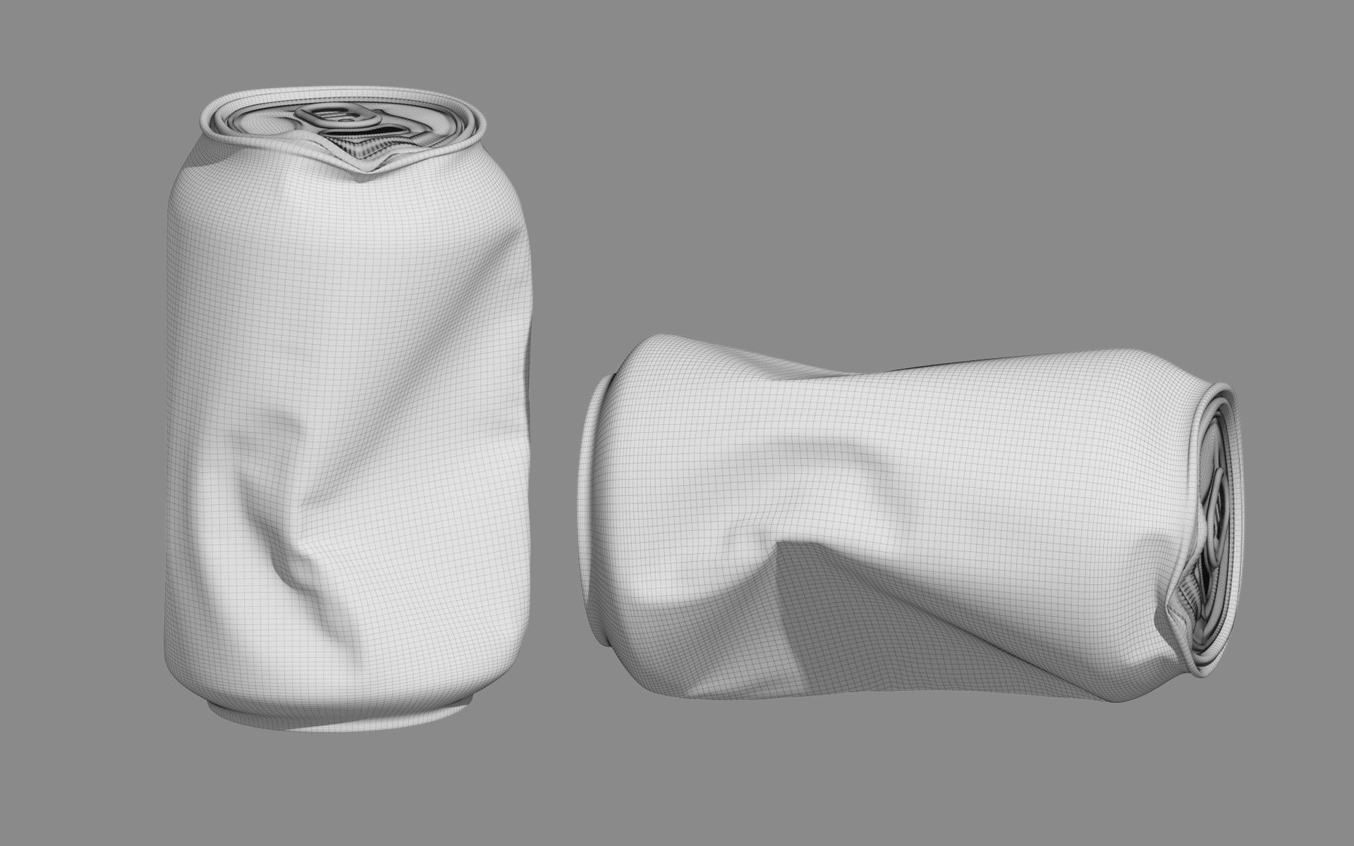Crushed Soda Can 01 3D model_13
