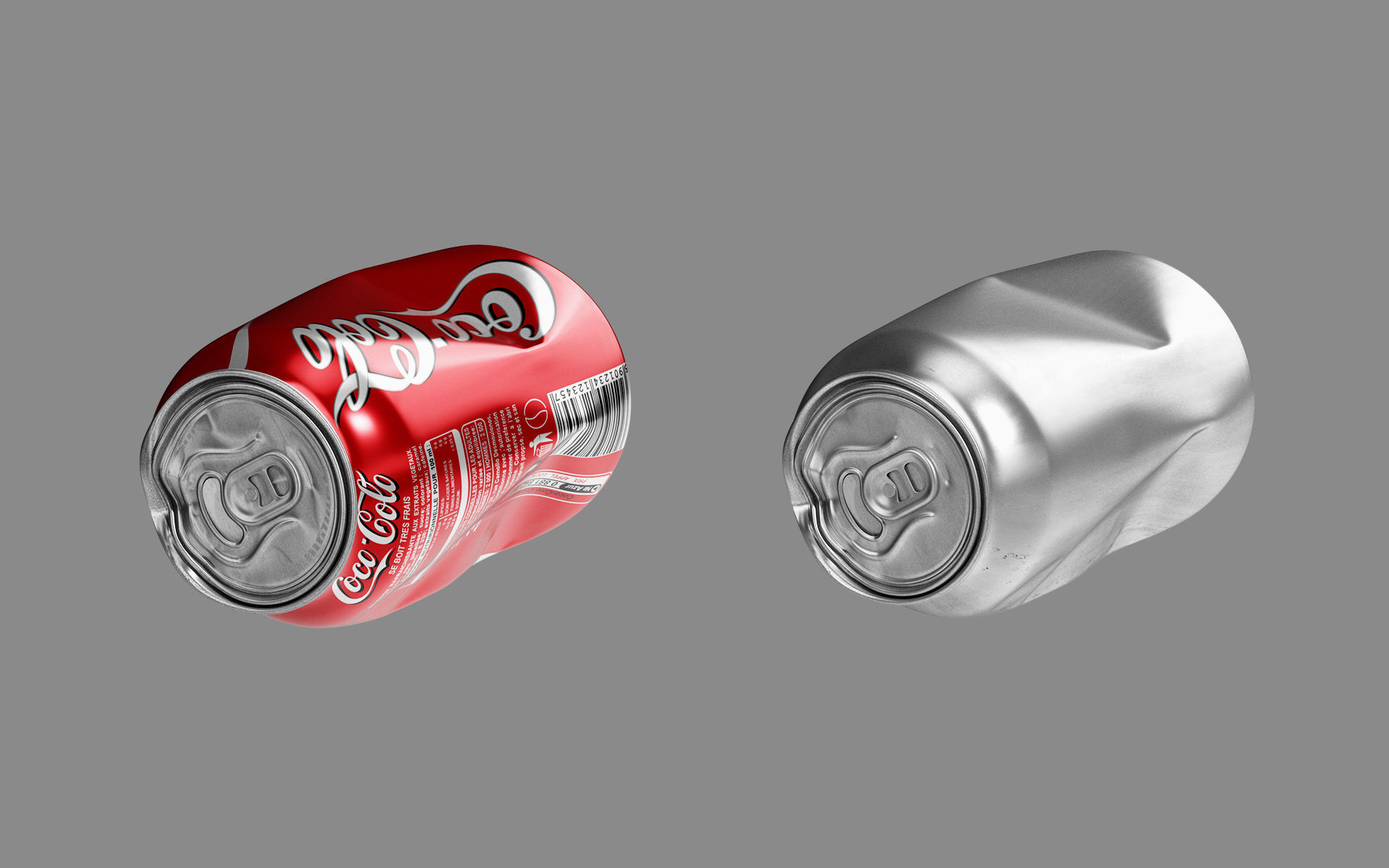 Crushed Soda Can 01 3D model_1
