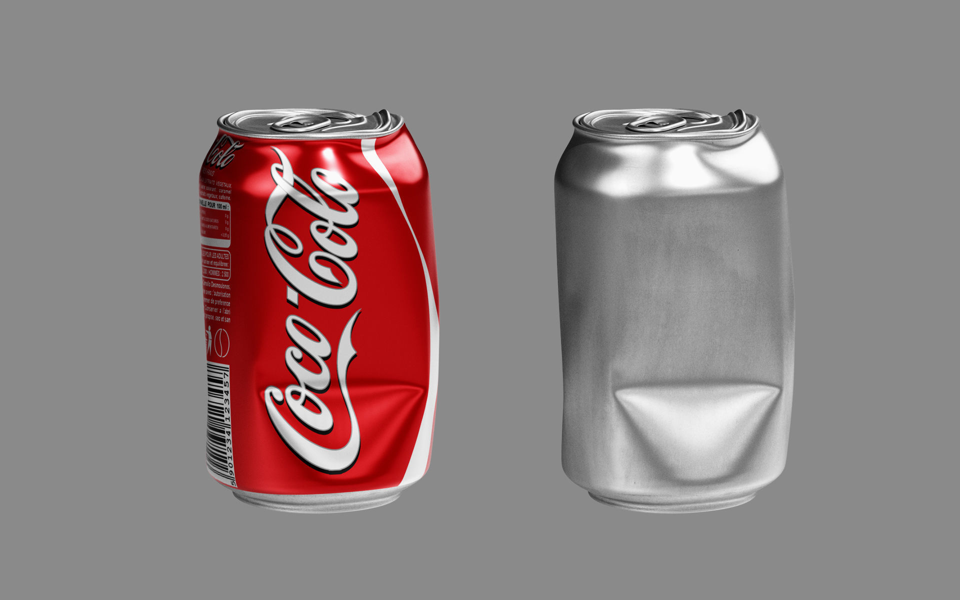 Crushed Soda Can 01 3D model_10
