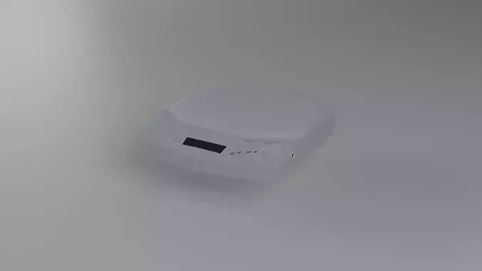 Low Poly CD player