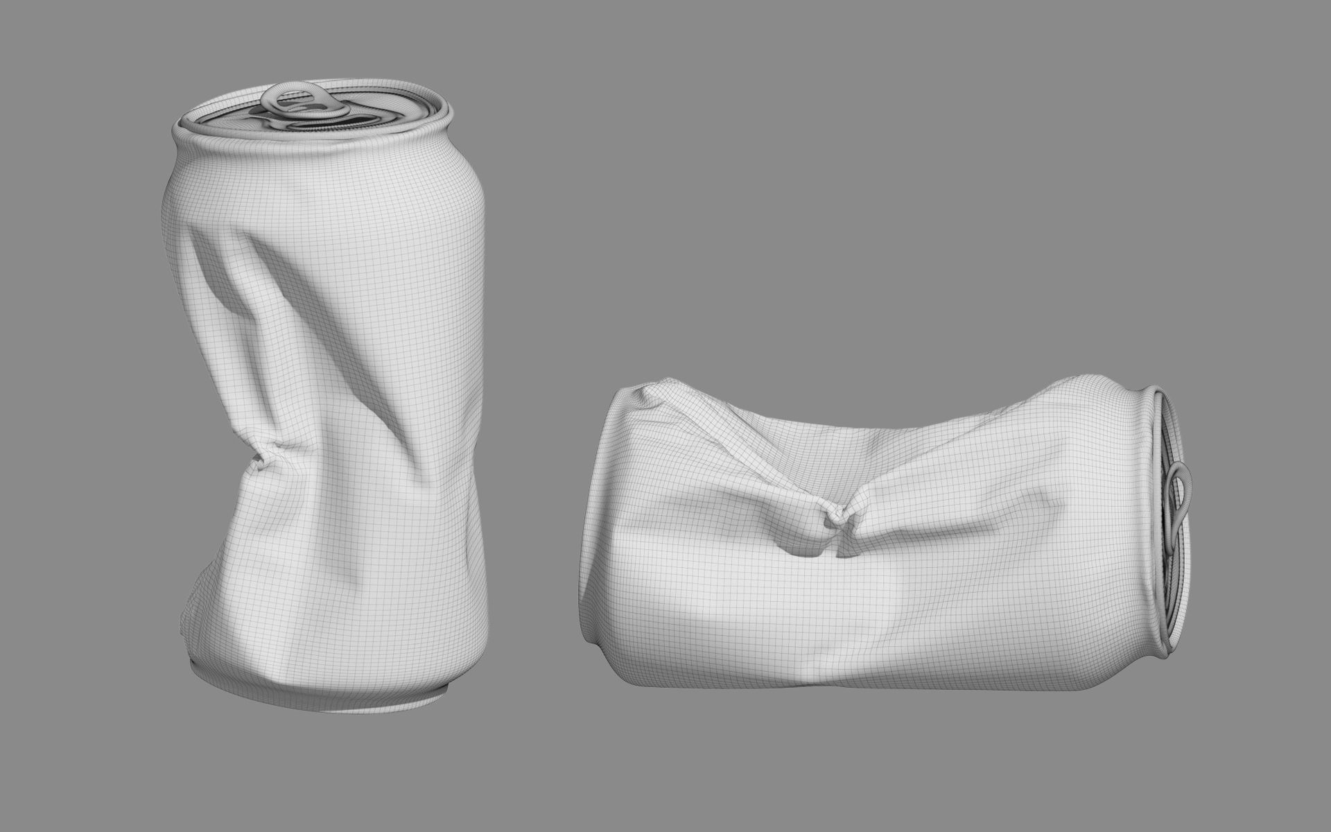 Crushed Soda Can 02 3D model_13
