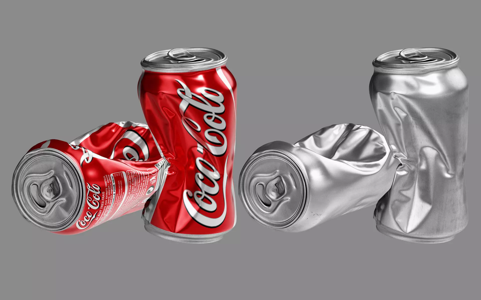 Crushed Soda Can 02 3D model_0