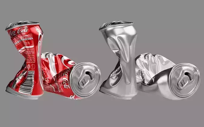 Crushed Soda Can 03