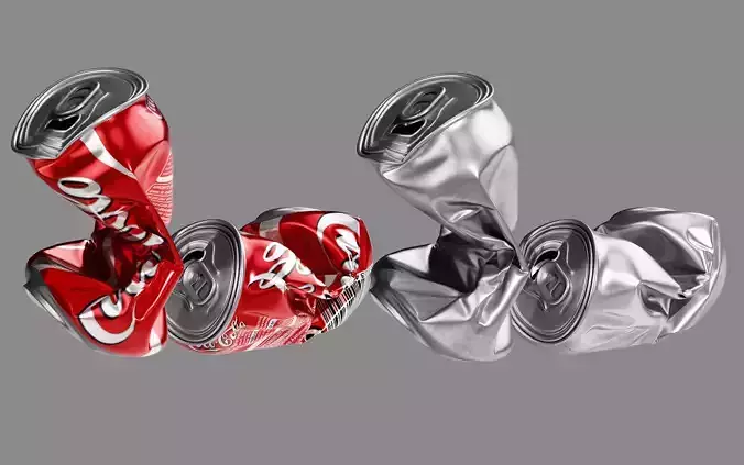 Crushed Soda Can 04