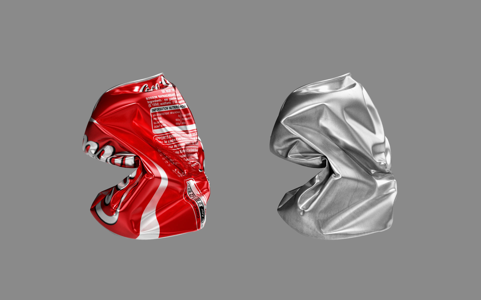 Crushed Soda Can 05 3D model_12