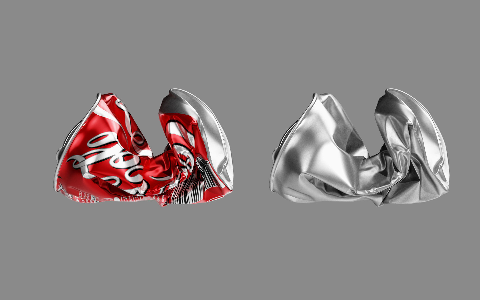 Crushed Soda Can 05 3D model_1