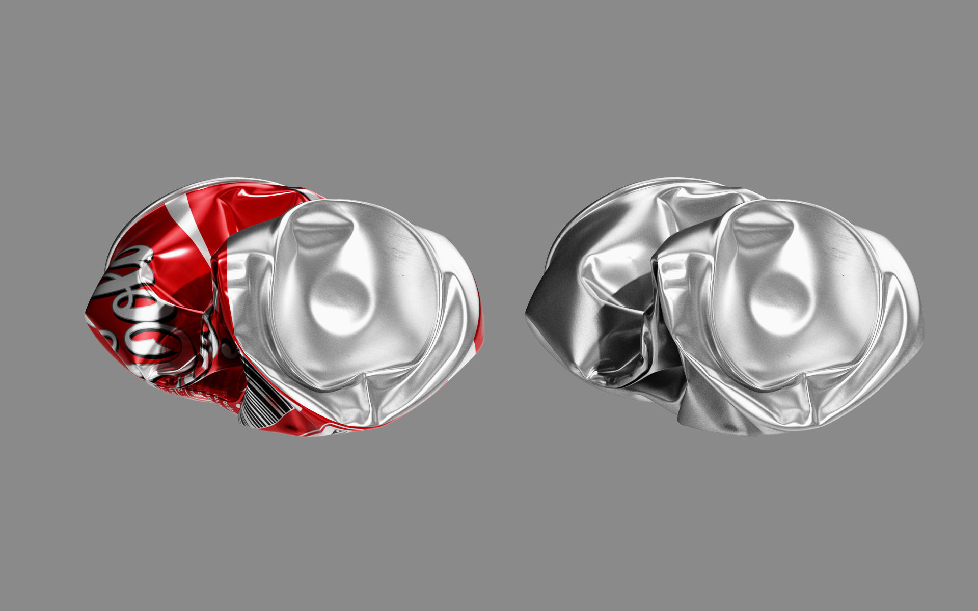 Crushed Soda Can 05 3D model_6