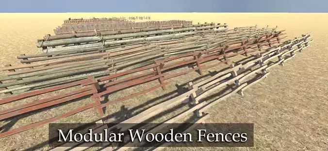 Modular Wooden Fence
