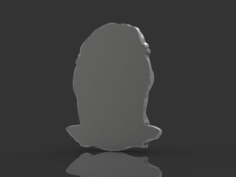 relief the head of Jesus 3d model for 3d printing 3D print model 3D print model_9