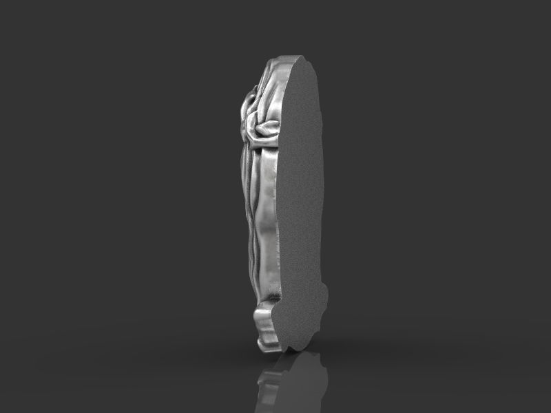 relief the head of Jesus 3d model for 3d printing 3D print model 3D print model_7