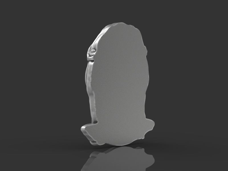 relief the head of Jesus 3d model for 3d printing 3D print model 3D print model_8