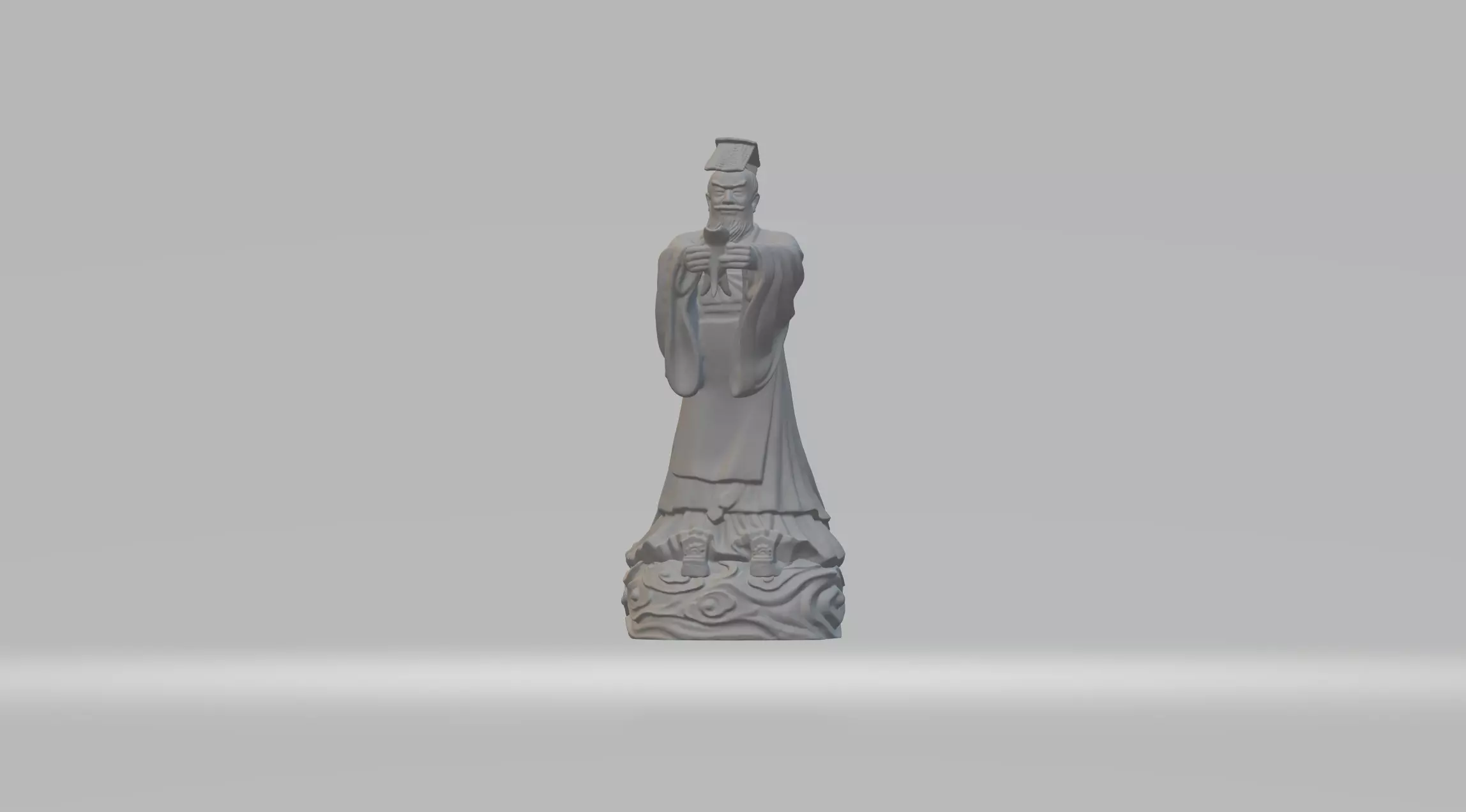 Terracotta Warriors Emperor Qin Shi Huang 3D model 3D print model_0