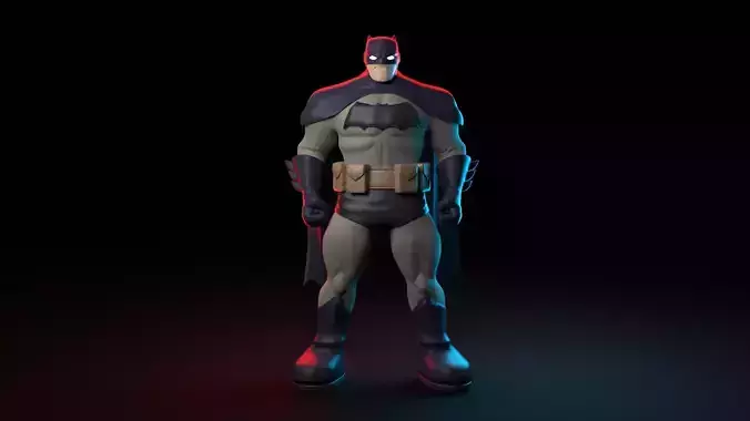 Batman 3D Model character 3D model