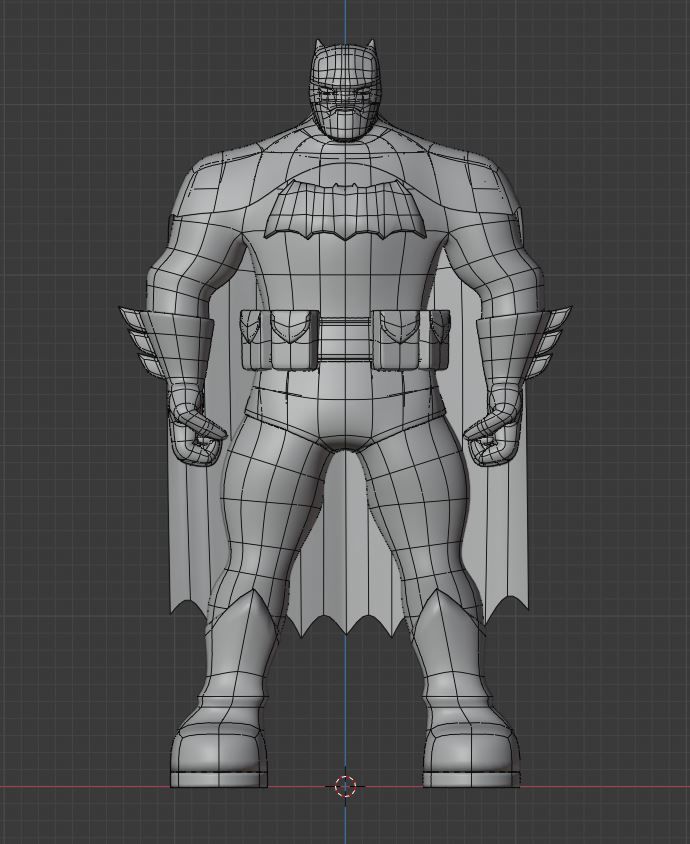 Batman 3D Model character 3D model_4