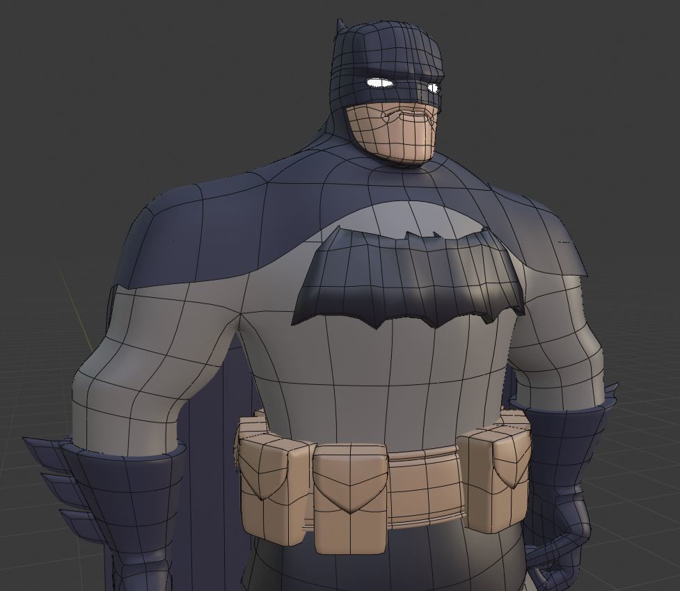 Batman 3D Model character 3D model_2