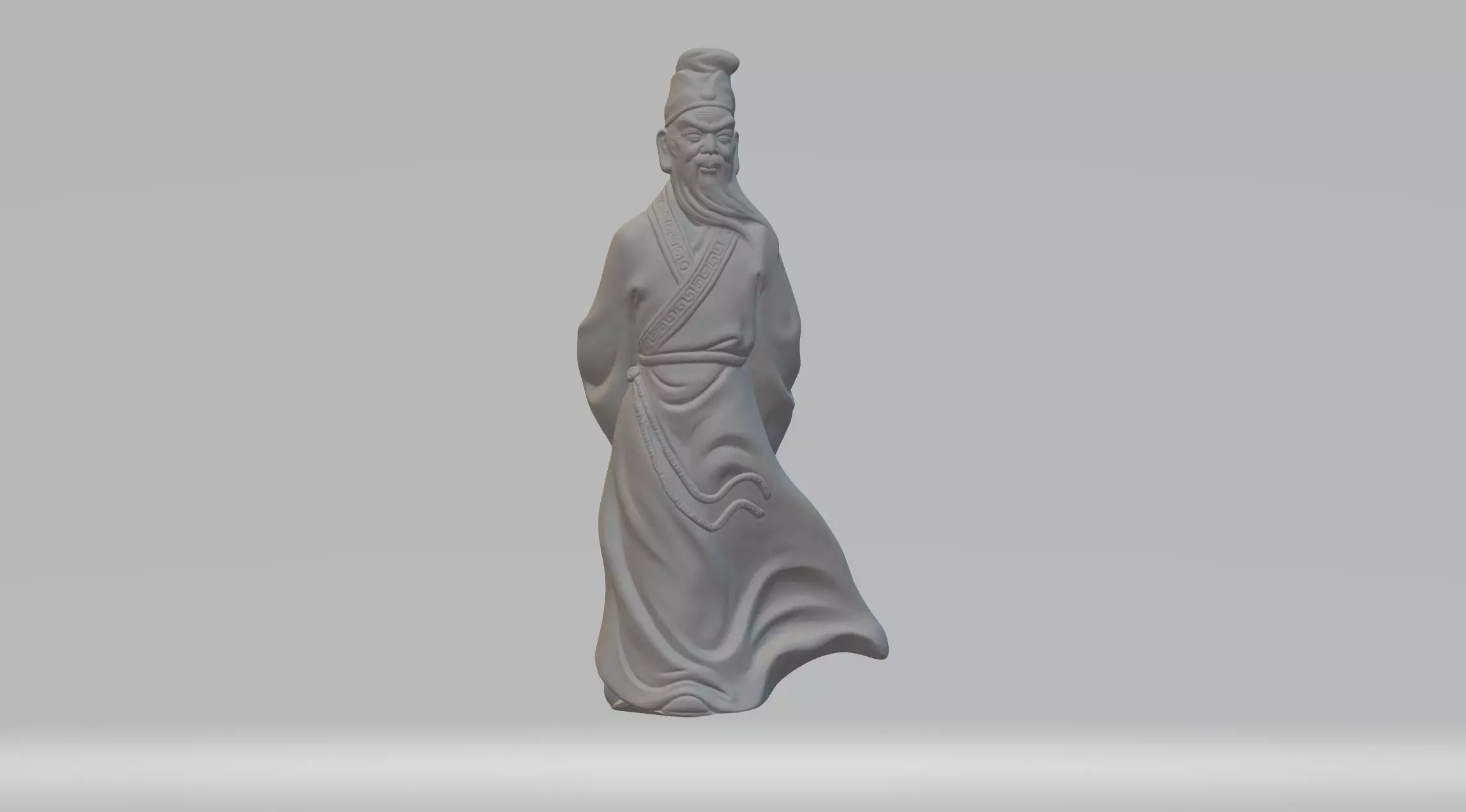 Su Shi Su Dongpo 3D model 3D print model