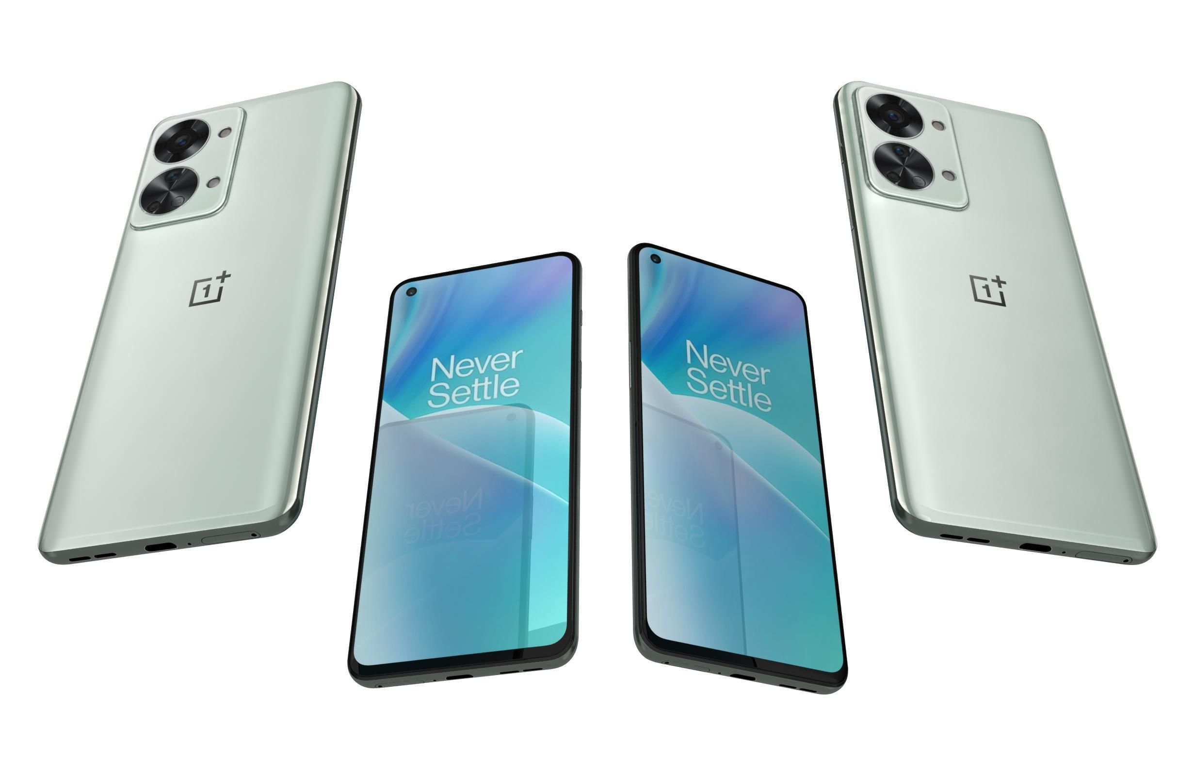 OnePlus Nord 2T 5G Jade Fog And Gray Shadow 3D model_6