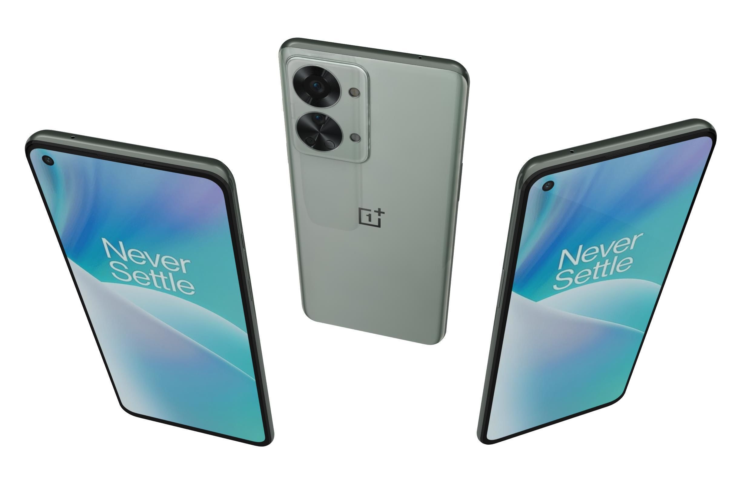 OnePlus Nord 2T 5G Jade Fog And Gray Shadow 3D model_2